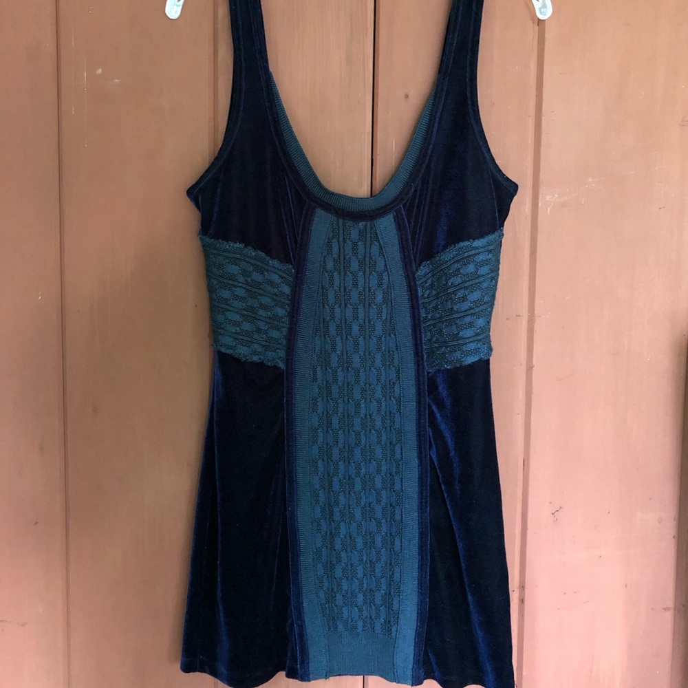 Free People velveteen party dress